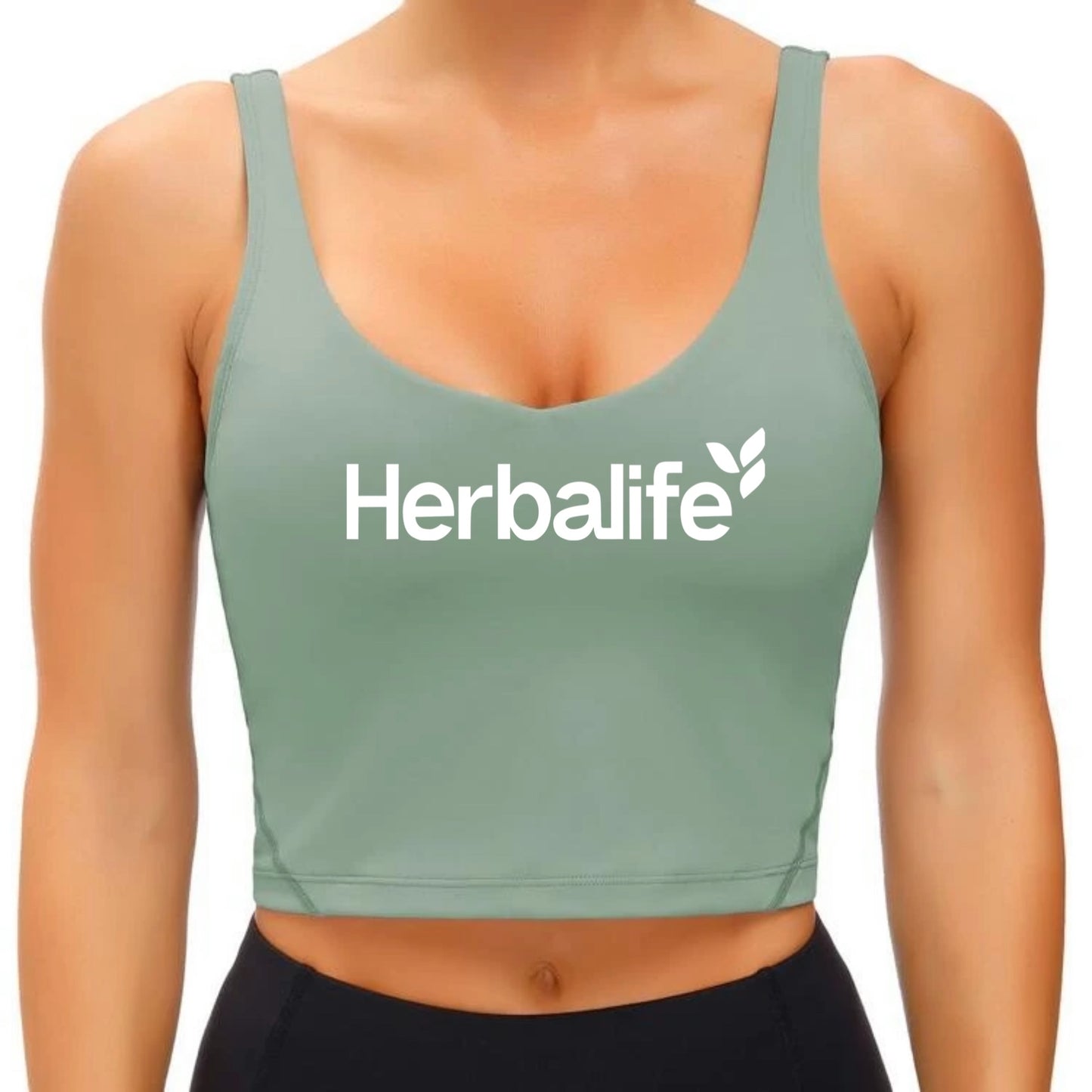 Women's Sports Bra Tank Top Green