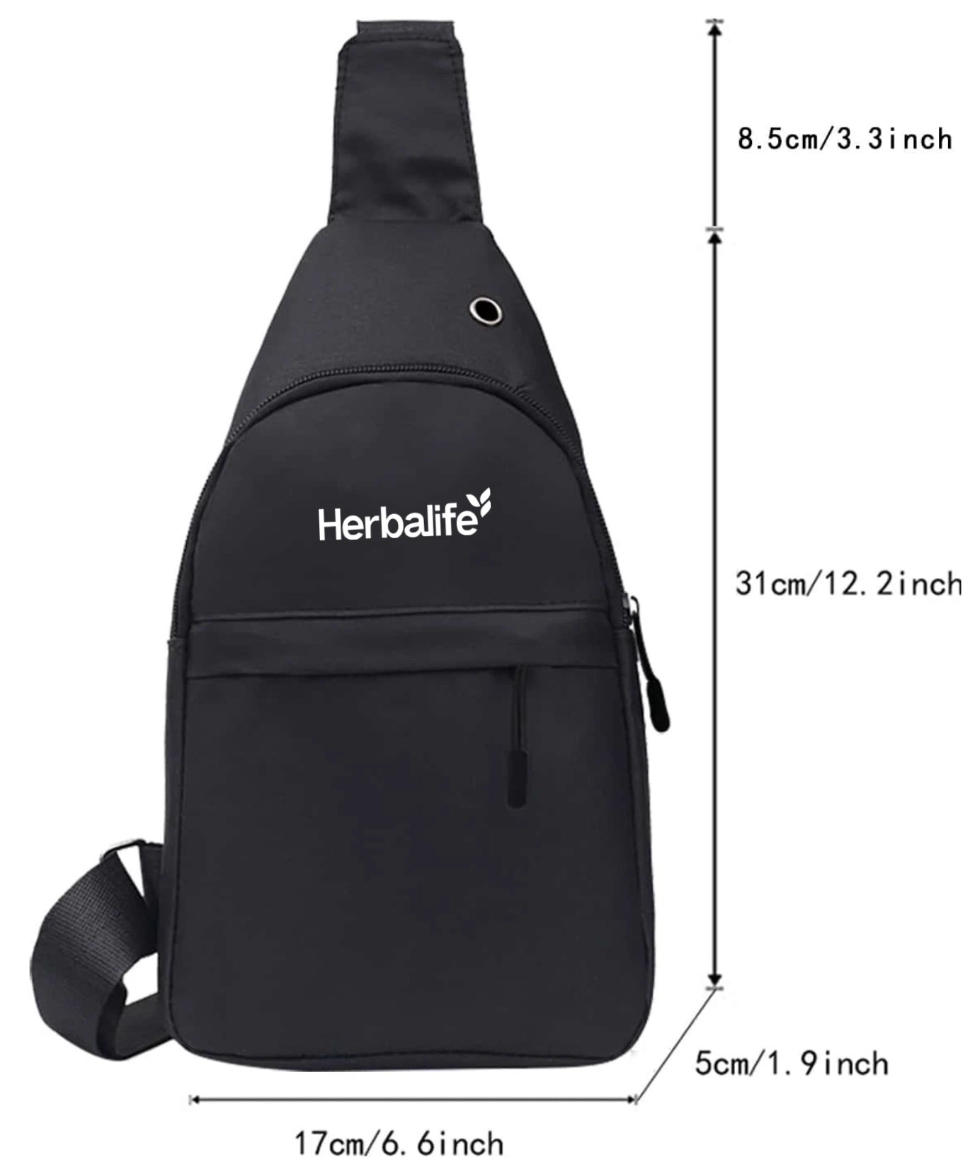 Chest Bag Usb Charging With Headset Hole Messenger Bag