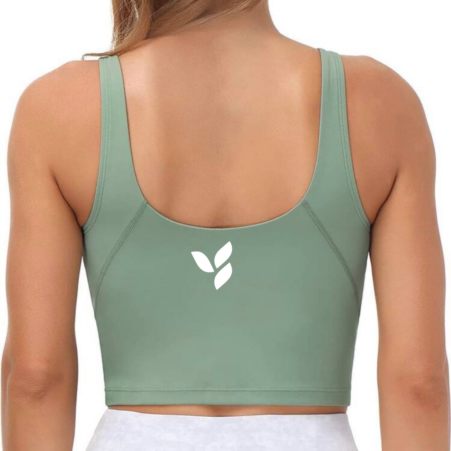 Women's Sports Bra Tank Top Green
