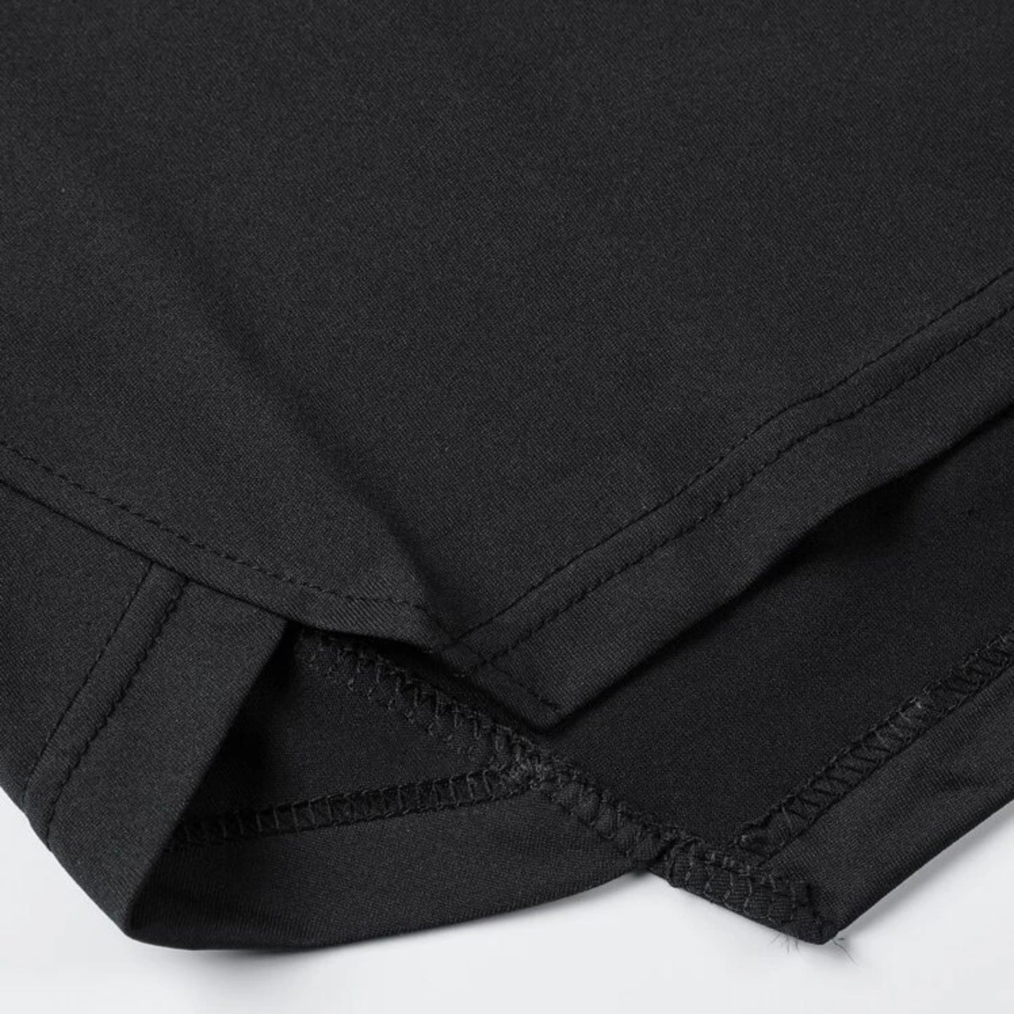 Men Drawstring Hooded Tee Black