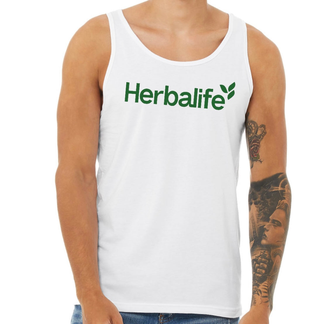MEN'S JERSEY TANK WHITE